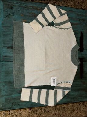 Staccato Mint Green Ribbed Knit Sweater